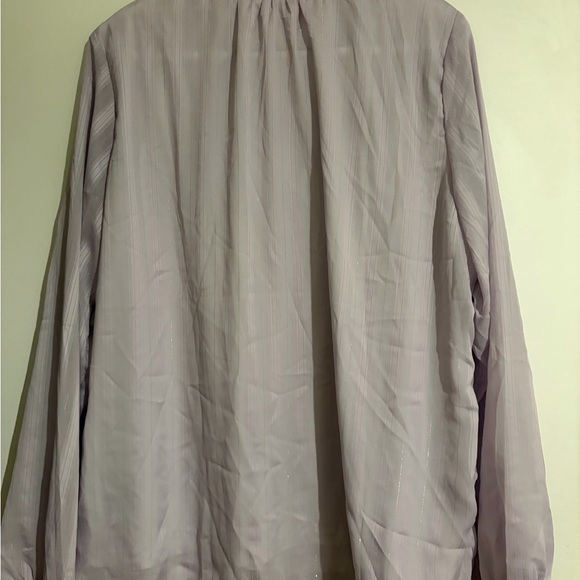 Cleo Lilac Ruffle Blouse - Picture 3 of 3